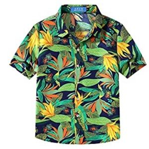 *Price is Firm* Boys Tropical shirt - Size M